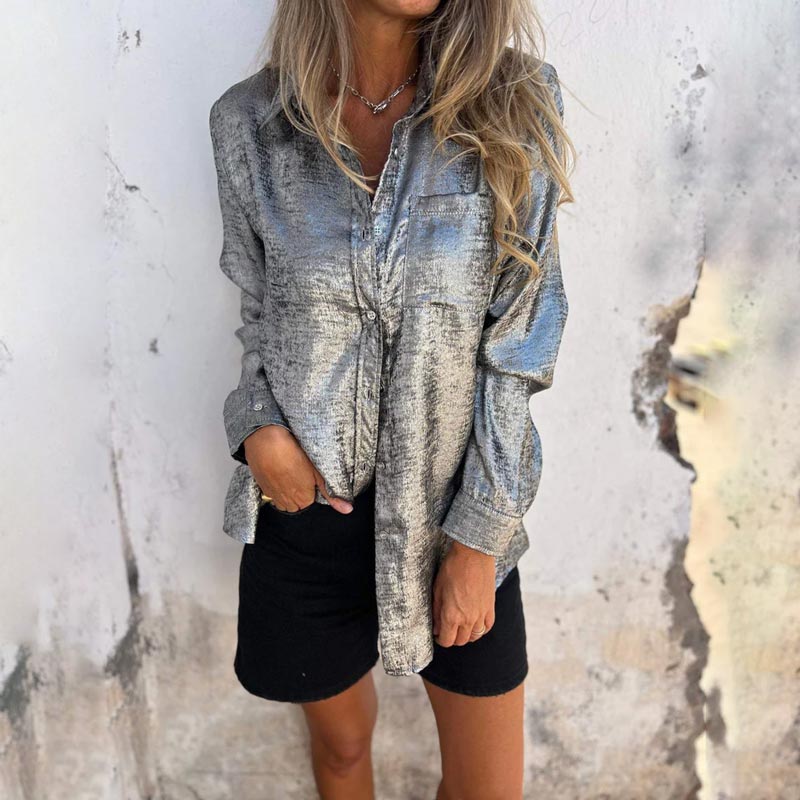 Terril | Damenbluse mit Stehkragen für den Alltag