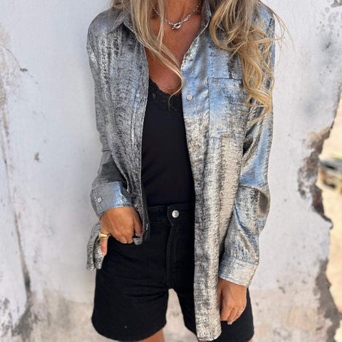 Terril | Damenbluse mit Stehkragen für den Alltag