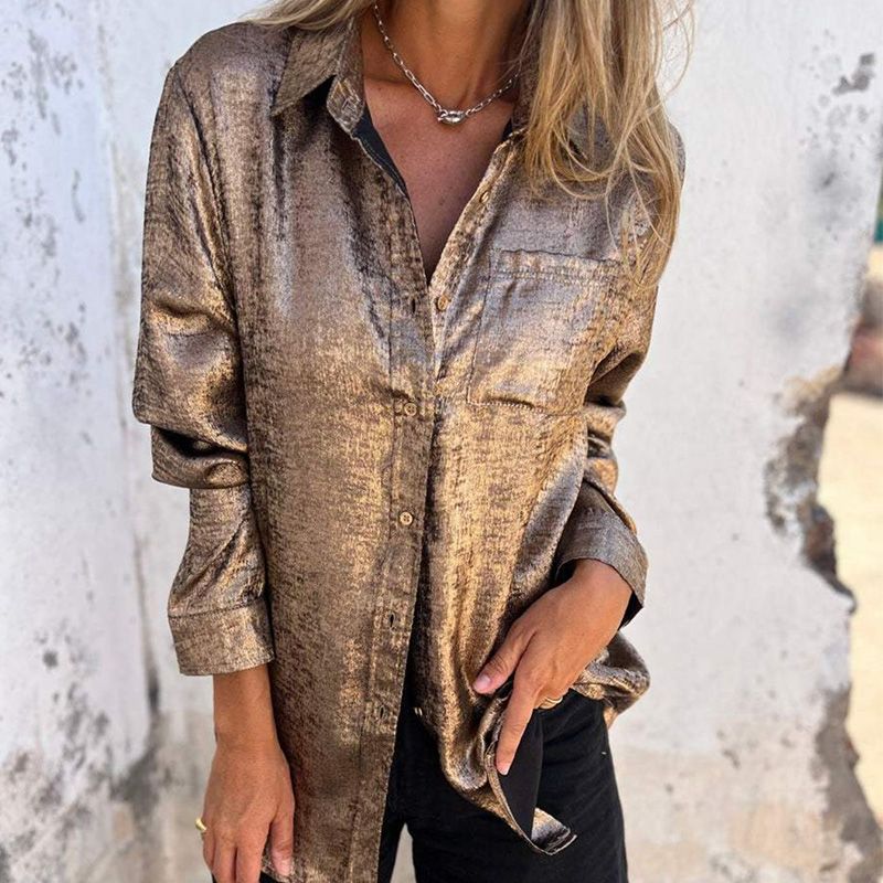 Terril | Damenbluse mit Stehkragen für den Alltag