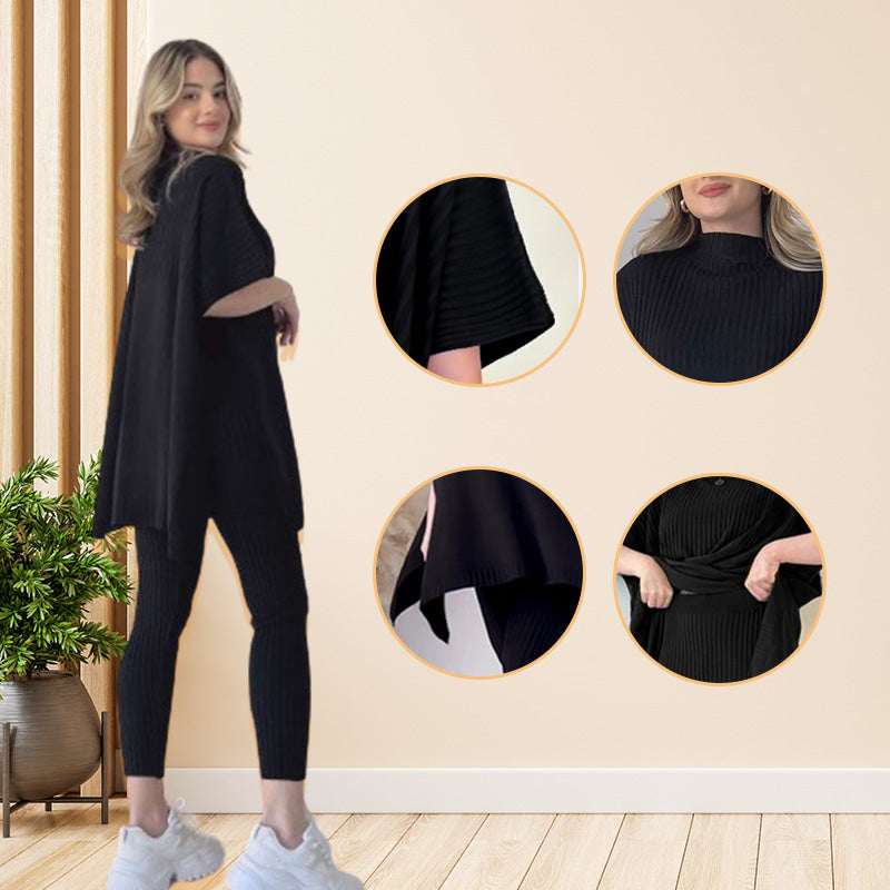 Lena | Zweiteiliges Damen-Set aus Stretch-Strick