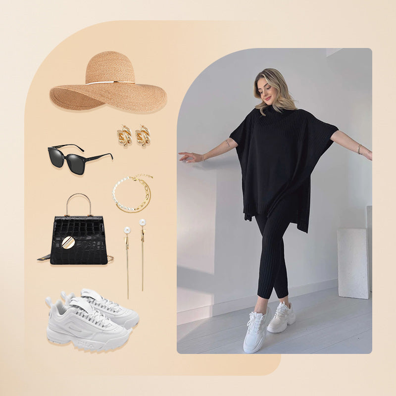 Lena | Zweiteiliges Damen-Set aus Stretch-Strick