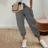 Ruby | Damen Leinen-Baumwoll-Hose Mit Streifen