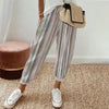 Ruby | Damen Leinen-Baumwoll-Hose Mit Streifen