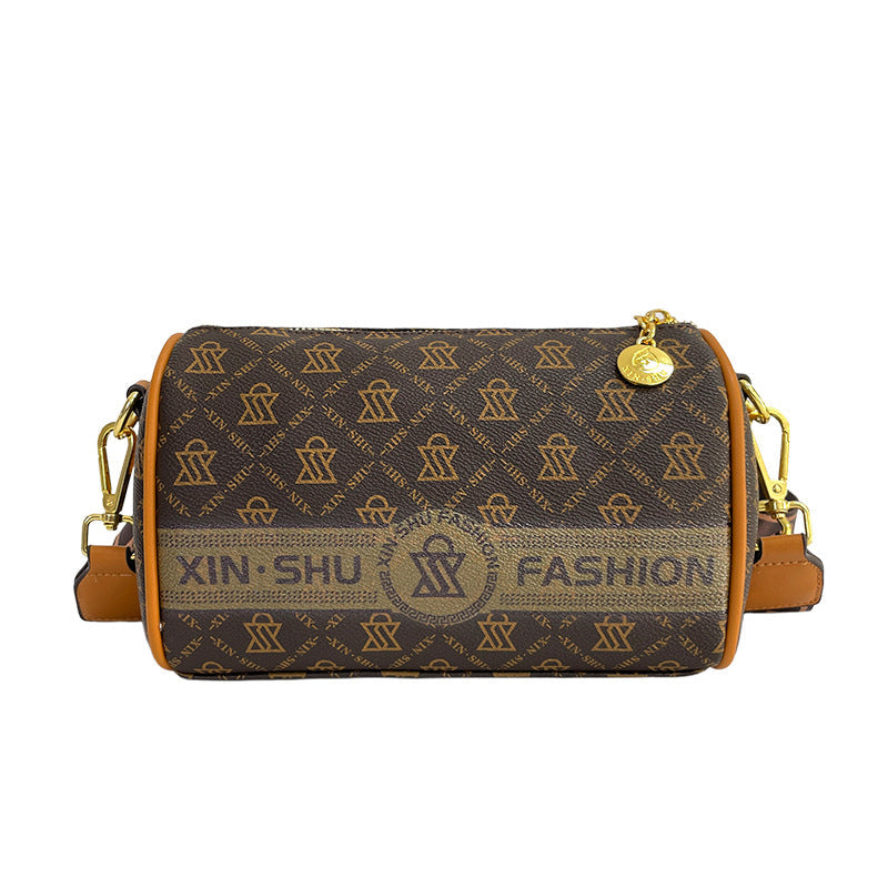 Violet | Damen Crossbody-Tasche mit Vintage-Druck