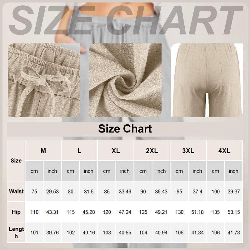 Mira | Weite Leinenhose für mühelose Eleganz