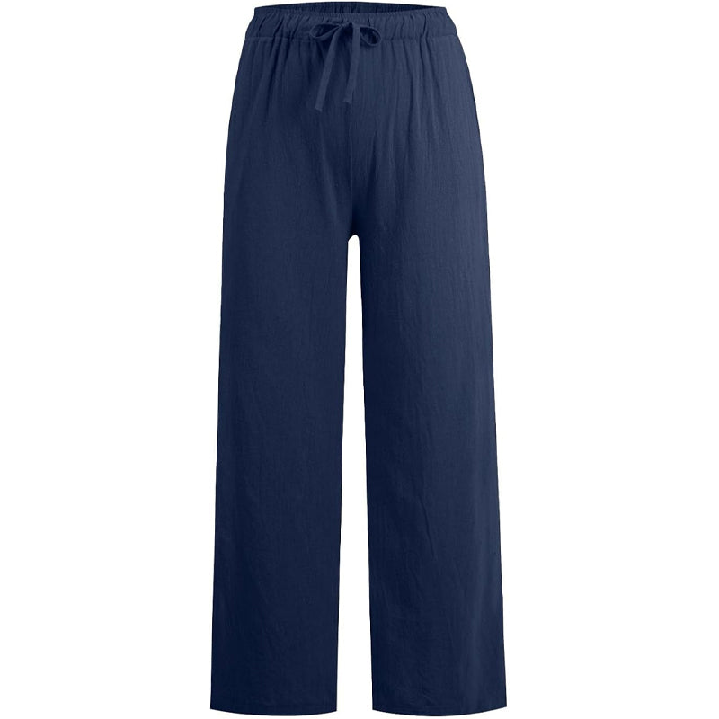 Mira | Weite Leinenhose für mühelose Eleganz