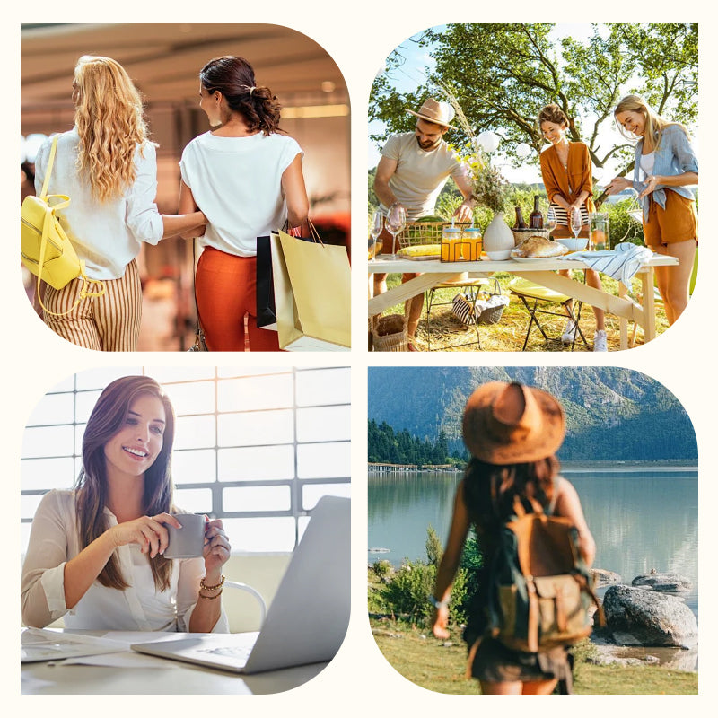 Foster | Damen bedrucktes V-Ausschnitt Hemd