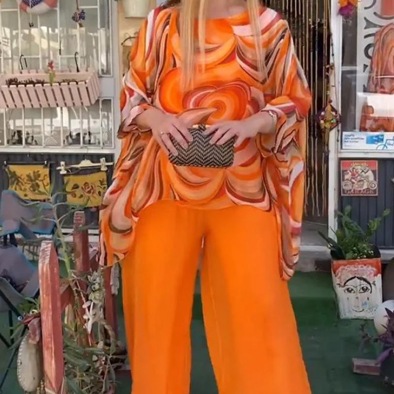 Andrena | Buntes Sommerkleid aus Chiffon für Damen
