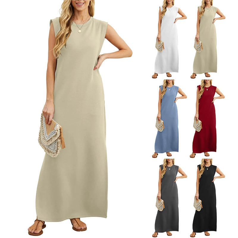 Bianca | Faltenfreies Freizeitkleid für Damen mit gesäumtem Saum