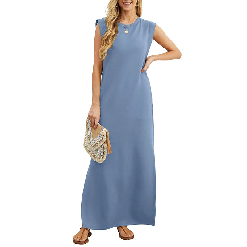 Bianca | Faltenfreies Freizeitkleid für Damen mit gesäumtem Saum