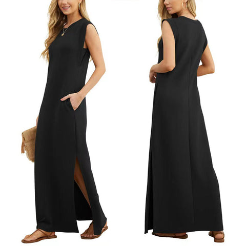 Bianca | Faltenfreies Freizeitkleid für Damen mit gesäumtem Saum