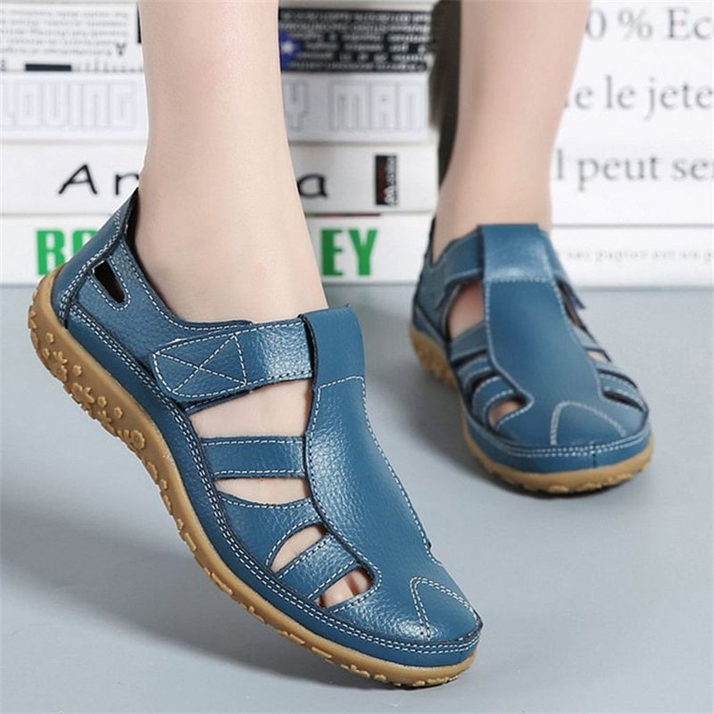 Violet | RETRO-SOFTTECH: 80er-Jahre Sandalen mit ANTI-RUTSCH