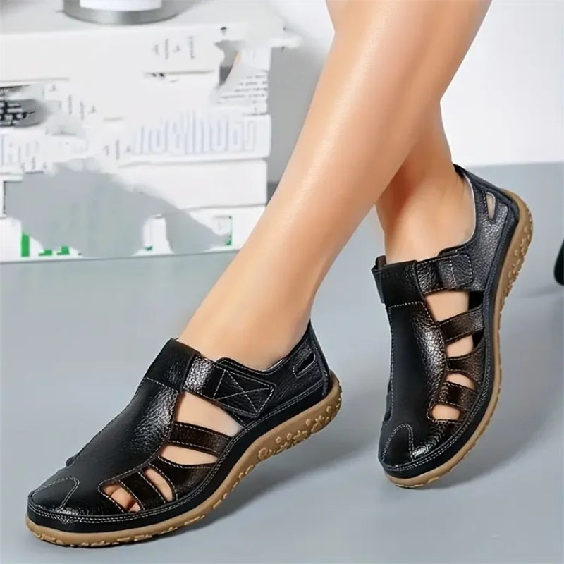 Violet | RETRO-SOFTTECH: 80er-Jahre Sandalen mit ANTI-RUTSCH