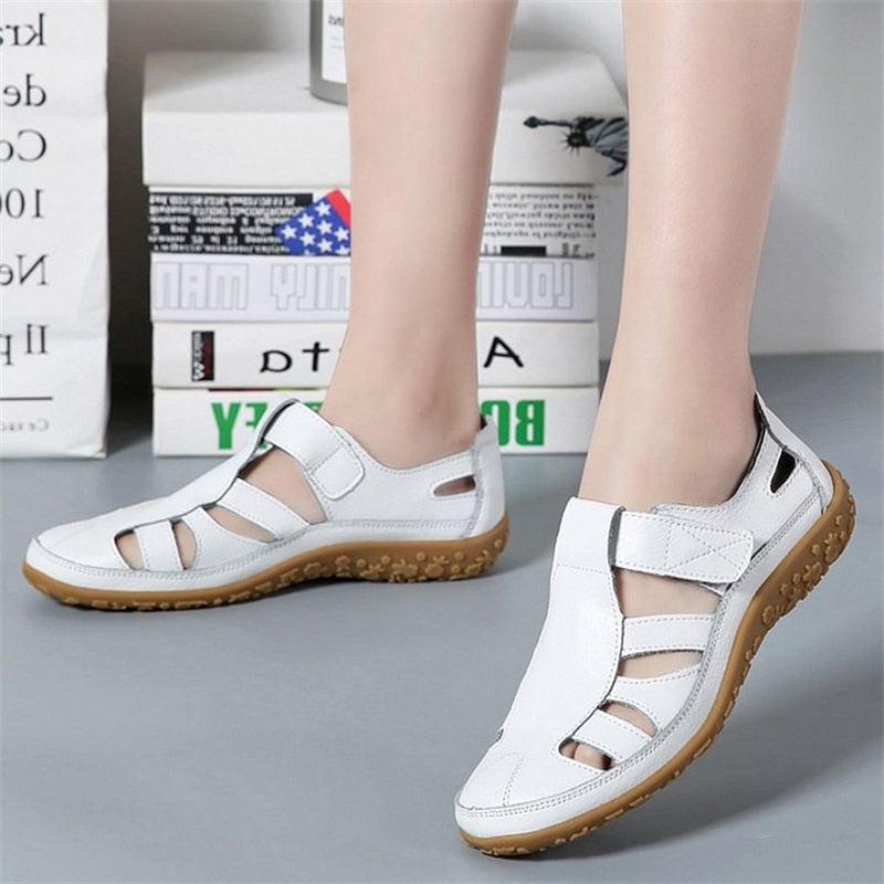 Violet | RETRO-SOFTTECH: 80er-Jahre Sandalen mit ANTI-RUTSCH