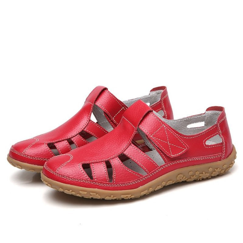 Violet | RETRO-SOFTTECH: 80er-Jahre Sandalen mit ANTI-RUTSCH