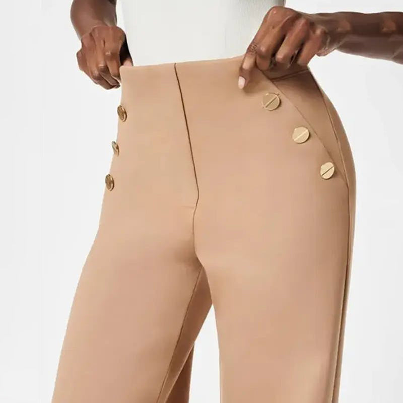 Ruby | Damenhose in Übergröße mit weitem Bein und hoher Taille