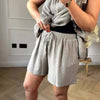 Harold | Damen-Set aus Shorts und Top mit Rüschen aus Käsetuch