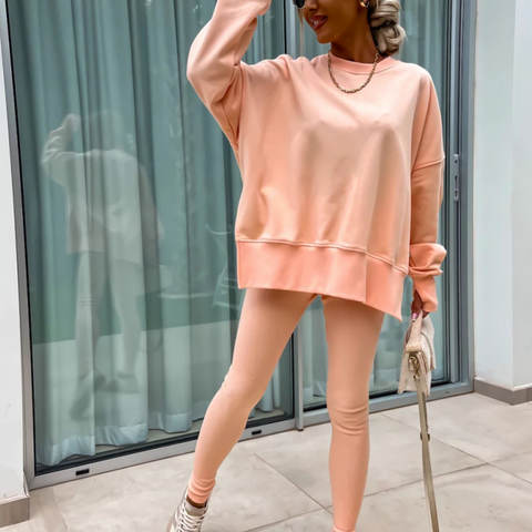 Léa | Zweiteiliges Lounge Set mit Schlitz