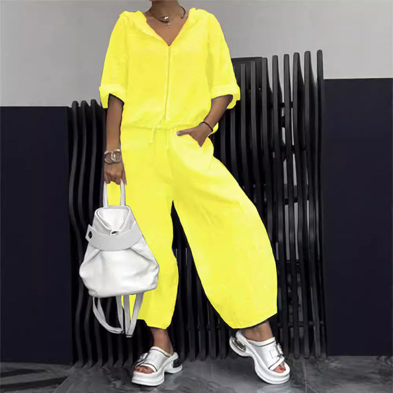 Tahlia | Zweiteiliges Set aus lässigem Oberteil und Hose für Damen