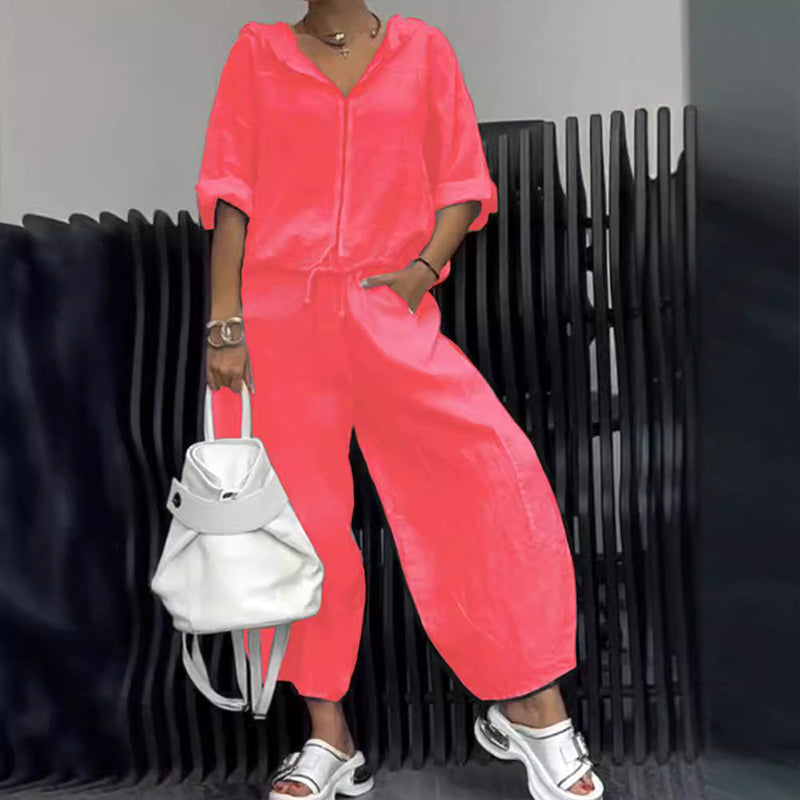 Nash | Zweiteiliges Set aus lässigem Oberteil und Hose für Damen