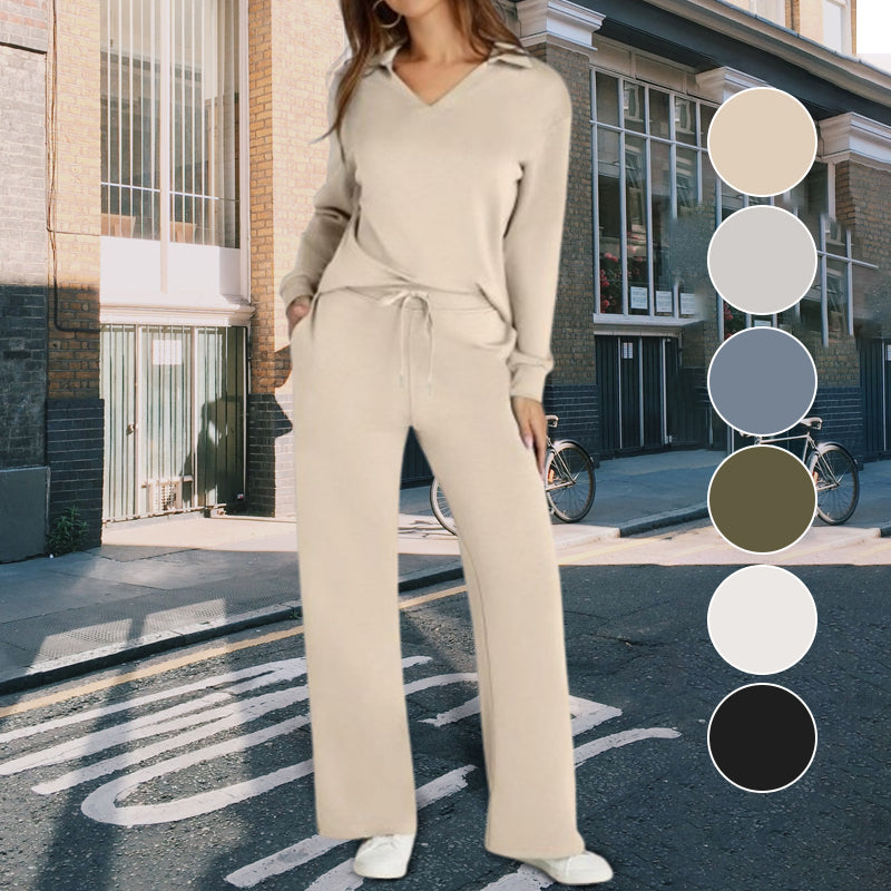 Zaire | Damen 2-teiliges Langarm-Tagesset mit langen Ärmeln