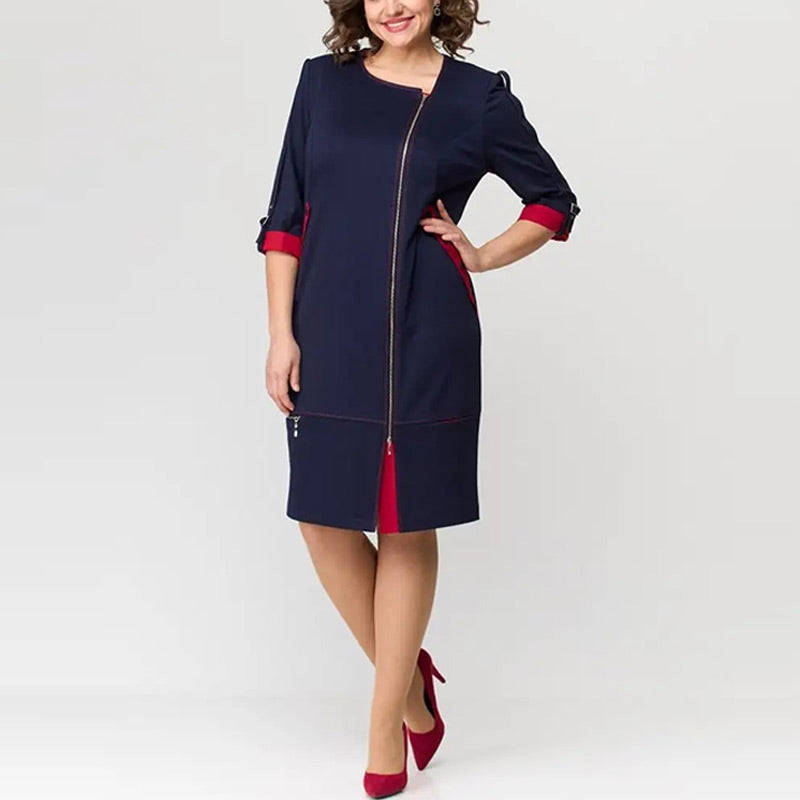 Carmela | Hochwertiges Damenkleid mit seitlichem Reißverschluss
