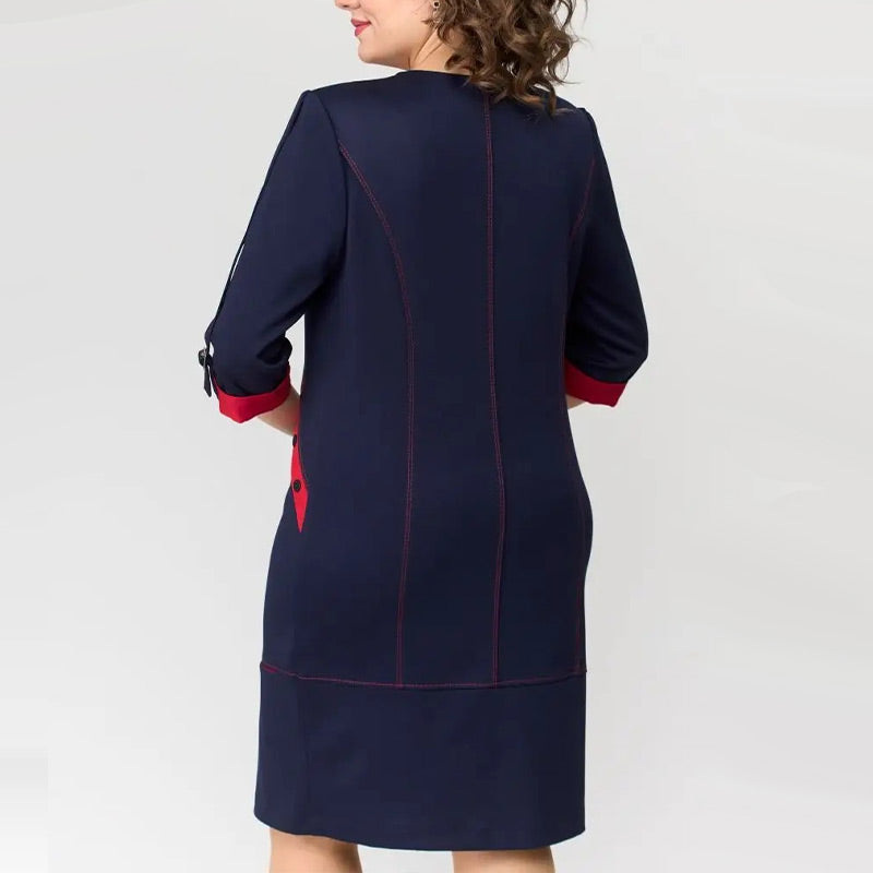 Carmela | Hochwertiges Damenkleid mit seitlichem Reißverschluss
