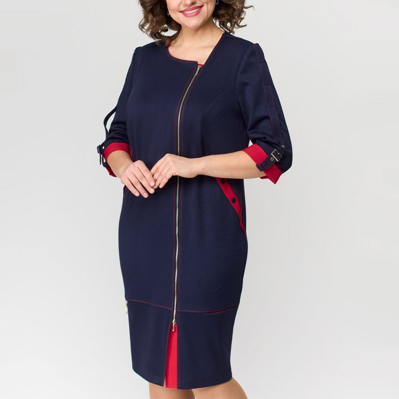 Carmela | Hochwertiges Damenkleid mit seitlichem Reißverschluss