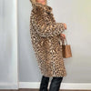 Leona | Mittellange Leopardenjacke für Damen