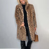 Leona | Mittellange Leopardenjacke für Damen