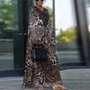 Brylee | Lässiges langärmeliges Damenkleid mit Leopardenmuster