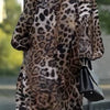 Brylee | Lässiges langärmeliges Damenkleid mit Leopardenmuster