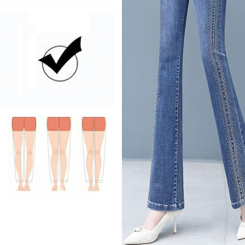 Celeste | Damen-Jeans mit hoher Taille und elastischem Bund