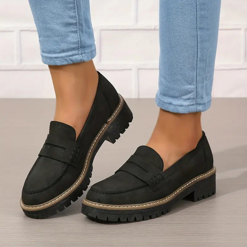 Nicole | Bequeme klobige Slipper für Frauen mit Plattform