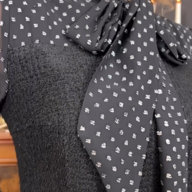 Lara | Elegantes Kleid mit Schleifenkragen