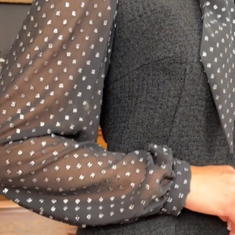 Lara | Elegantes Kleid mit Schleifenkragen