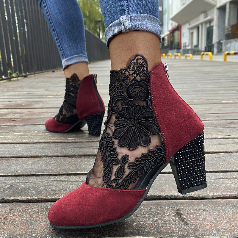 Aira | Ladies Summer Elegant Tree High Heels