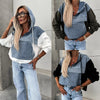 Theresa | HEISSER VERKAUF 50% - Damen-Jeansjacke mit Kapuze und Kordelzug