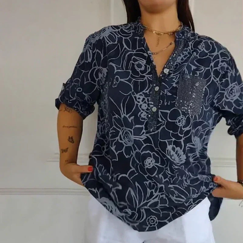 Indiana | Bluse mit Blumenmuster