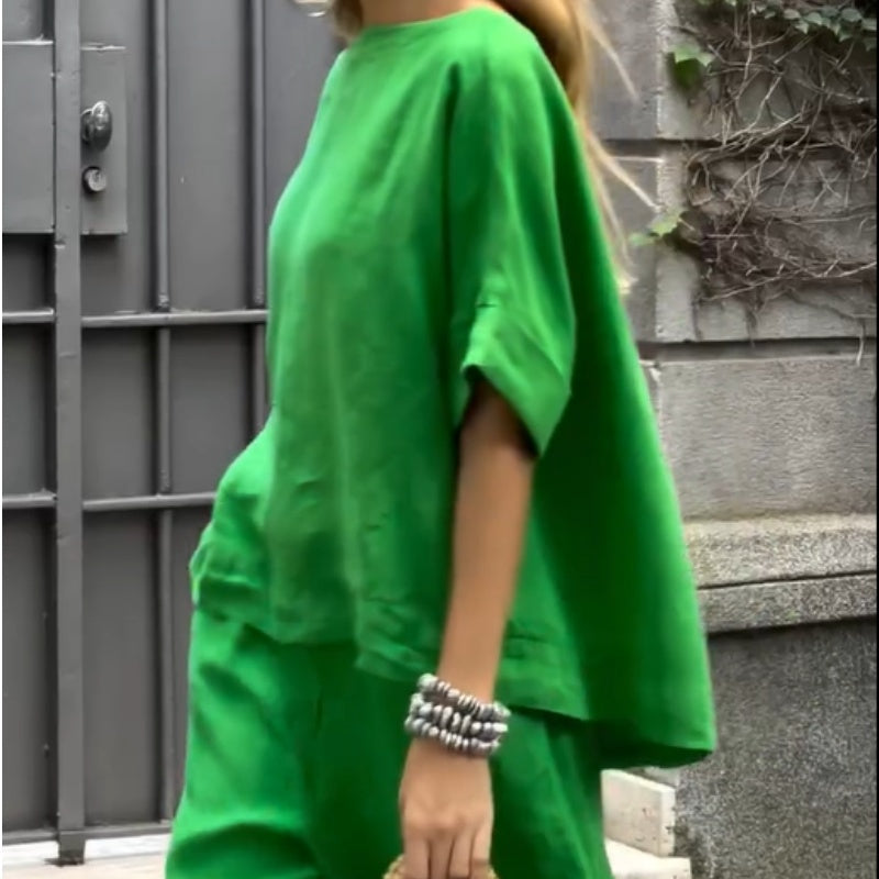 Elina | Zweiteiliges Leinen-Set