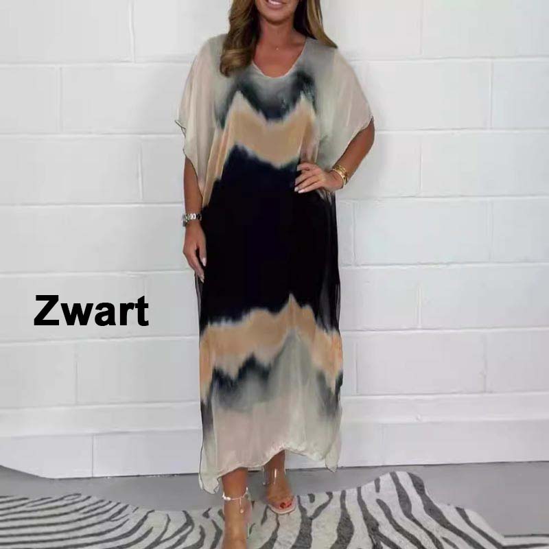 Noelia | Bequemes und Entspanntes Chiffonkleid mit Dip-Dye-Effekt für Damen