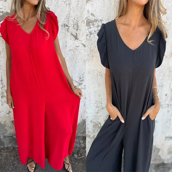 Kira | Damenkleider mit V-Ausschnitt und Leopardenmuster