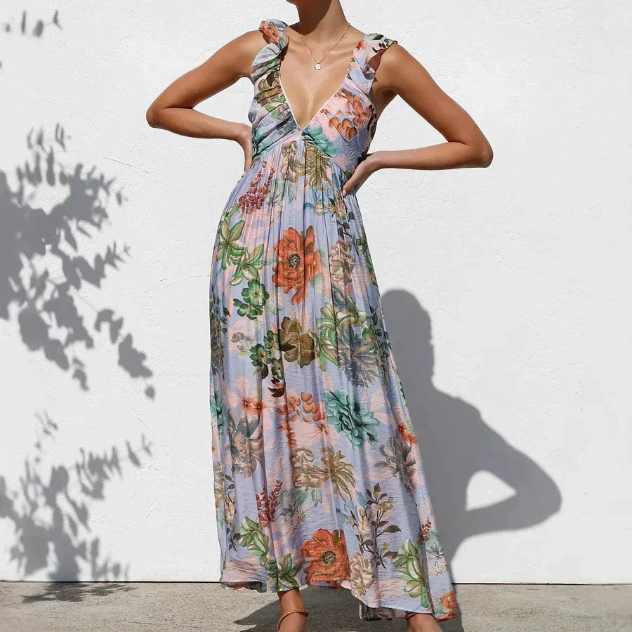 Alexandra | Schickes Bohemien Abendkleid