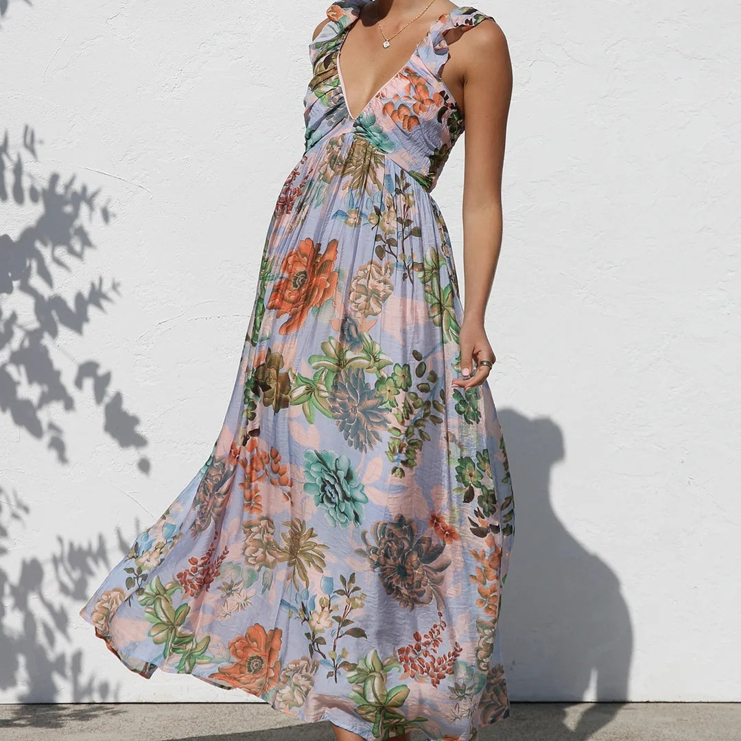 Alexandra | Schickes Bohemien Abendkleid