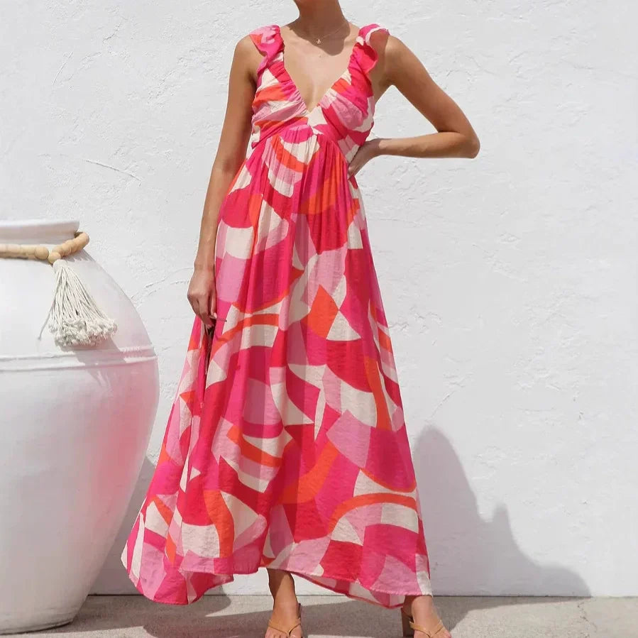 Alexandra | Schickes Bohemien Abendkleid