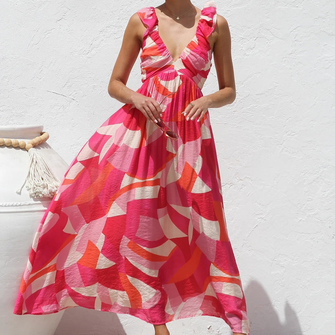 Alexandra | Schickes Bohemien Abendkleid