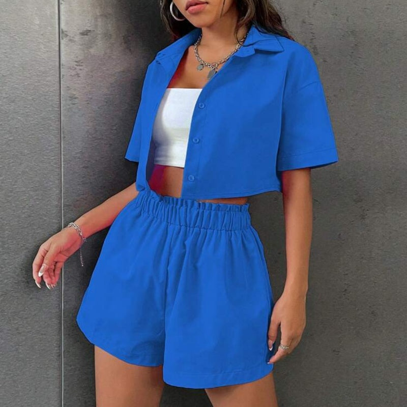 Lena | Damen-Kurzarmshirt-Set