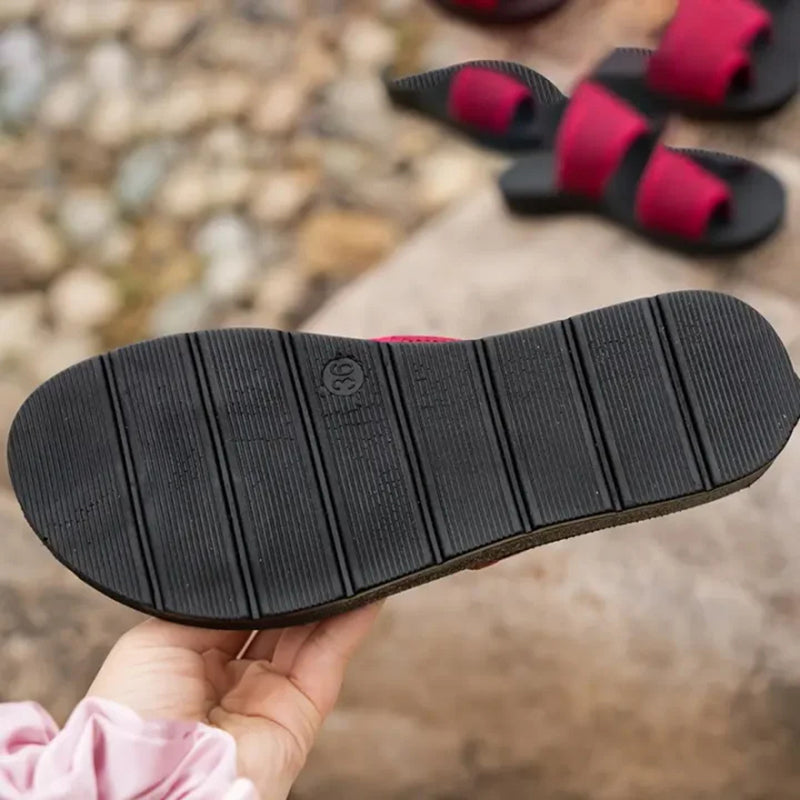Riggs |  Bequeme Damen-Netz-Slipper mit Rutschfestigkeit
