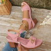 Lana | Damen Chunky High Heel Sandalen für den Sommer