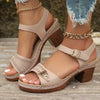 Lana | Damen Chunky High Heel Sandalen für den Sommer